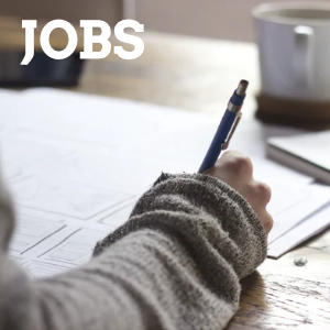 "Jobs" Schreibende Hand